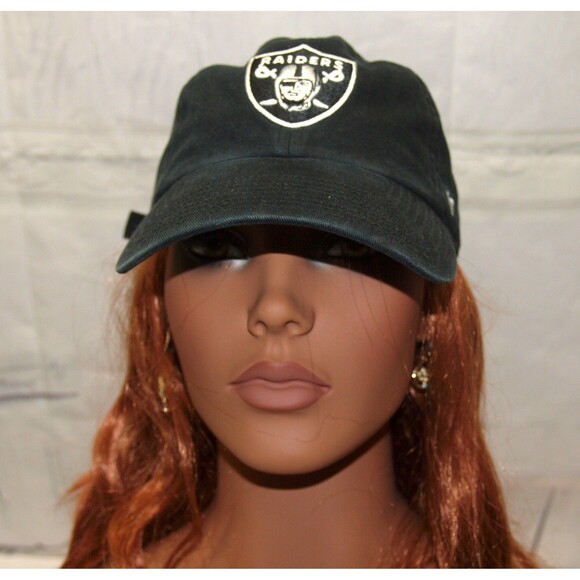 Las Vegas Raiders Official NFL '47 Brand Youth Hat Has Stonewashed Look Unisex - Picture 3 of 6